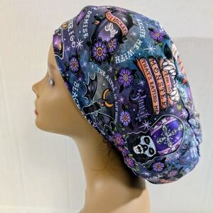 Ghost, Euro Style Scrub Cap, Scrub Cap, Surgery Hat, Chemo Hat